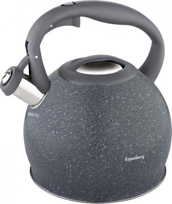 Klausberg KB-7267 whistling kettle - 3L - stainless steel - all heat sources