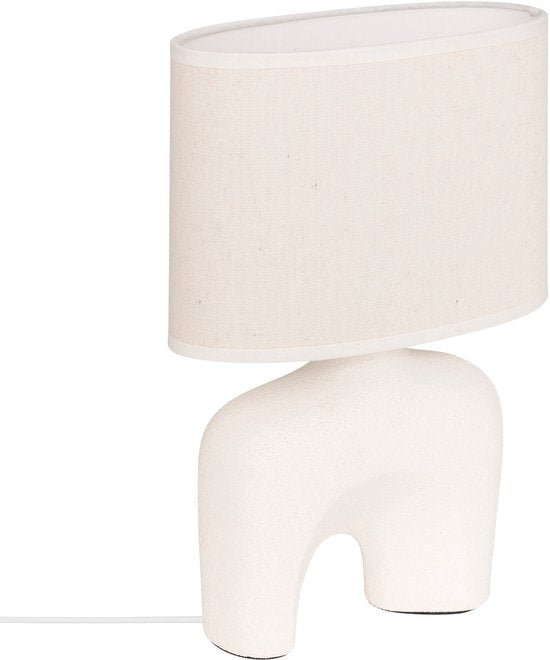 Lampe de table Atmosphera Gaby - 22 x 11 x 32 cm - Blanc