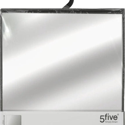 5Five Klebespiegel Fliesen - 4er-Set - Glas - selbstklebend - 30 x 30 cm - Quadrate - Wand/Tür