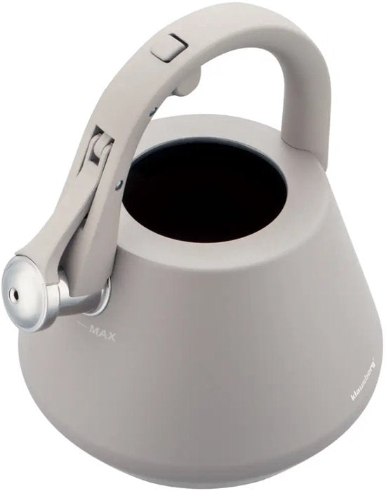 Klausberg 7949 - Bouilloire sifflante - 2,5 litres - Acier inoxydable - Gris