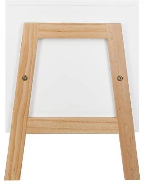 Atmosphera nachtkastje Dream Big – wit, met boekenplank, 40 x 33 x 30 cm – foto 3