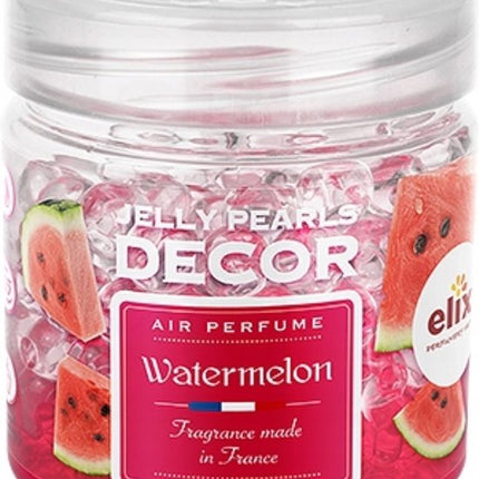 Elix - Luchtverfrisser Gel Parels - Jelly Pearls Decor - Geurparels voor Interieur Auto Luchtverfrisser - Watermeloen Geur - Langdurige Geur Met Essentiële Oliën - 150ml - Watermelon