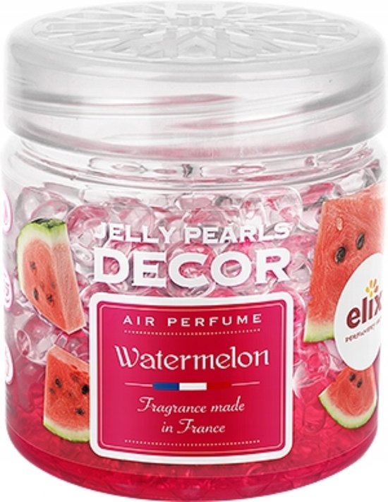 ELIX Jelly Pearls geurparels watermeloen – gel luchtverfrisser, 150 ml