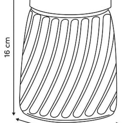 2-Delig Glazen Voorraadpotten - Voorraadpot - Voorraadbus - Met Bamboe Deksel - Keukenopslag - 1.3 Liter - Ø12.2 x 16 cm - Transparant