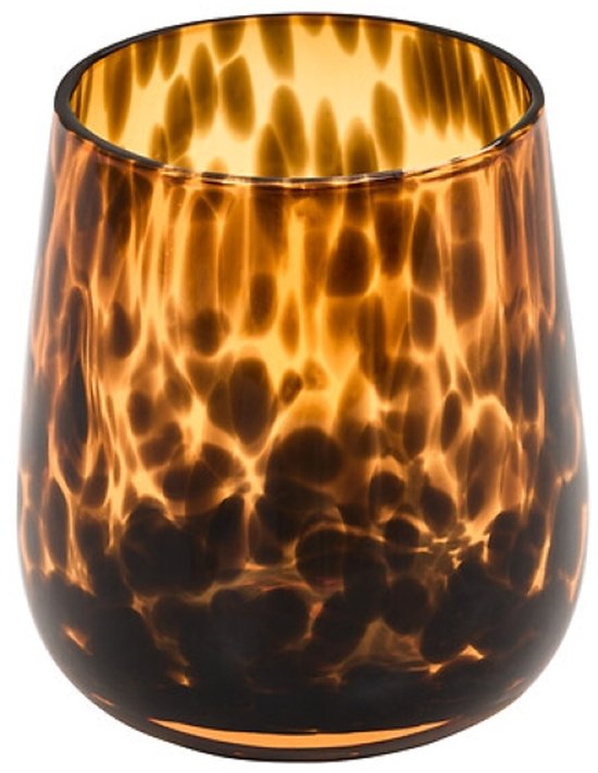 Dotty badkameraccessoires set van bruin glas – 4-delig, met zeepdispenser – foto 11