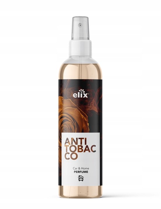 Elix - Luchtverfrisser Spray - Interieur Parfum Spray - Handzame Air Freshener voor Auto, Tas & Kamer - Compacte Geurspray Reizen & Onderweg - 75ml - Anti-Tobacco