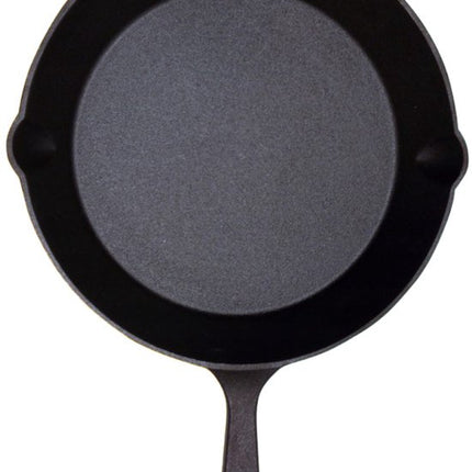 Hage - Gietijzeren Koekenpan - Cast Iron Frying Pan - Mini Bakpan - Natuurlijk Antiaanbak Effect - BBQ & Kampvuur - Voor Bakken, Braden, Grillen & Serveren - Ø20 x 4.5 cm - Zwart