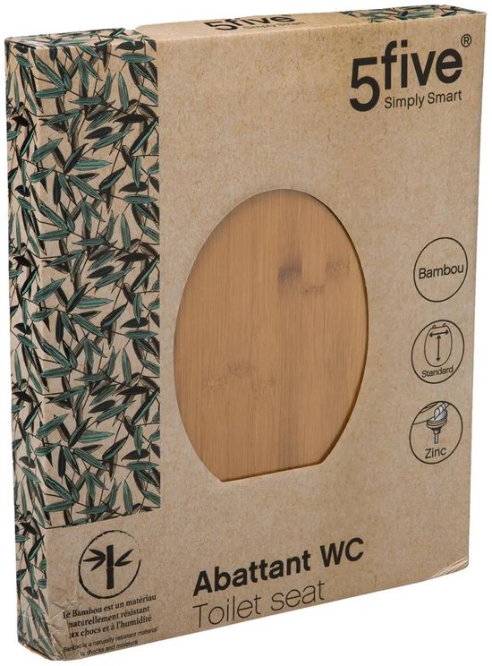 5Five toiletzitting met deksel – WC-bril voor standaard toiletten – foto 3