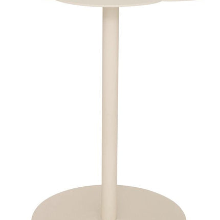 Atmosphera Fiora Bijzettafel - Ø43xH51cm - Ivoor
