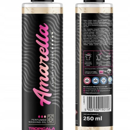 Elix - Amarella Laundry Perfume - Wasparfum - Wasmiddel Parfum - Wasverzachter Alternatief - Wasgeur Concentratie Tot 50 Wasbeurten - Langdurige Kleding Geur - Parfum Olie voor Wasmachine - 250ml - Tropicala