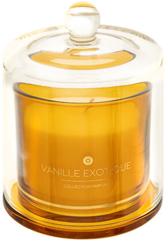 Atmosphera – Spicy Vanilla Scented Candle in Glass – With Cloche – 240 g