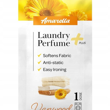 Elix - Amarella Wasparfum - Laundry Perfume - Wasverzachter Parfum - Antistatisch Strijkgemak - Langdurig - 10ml Sachet - Vanwood