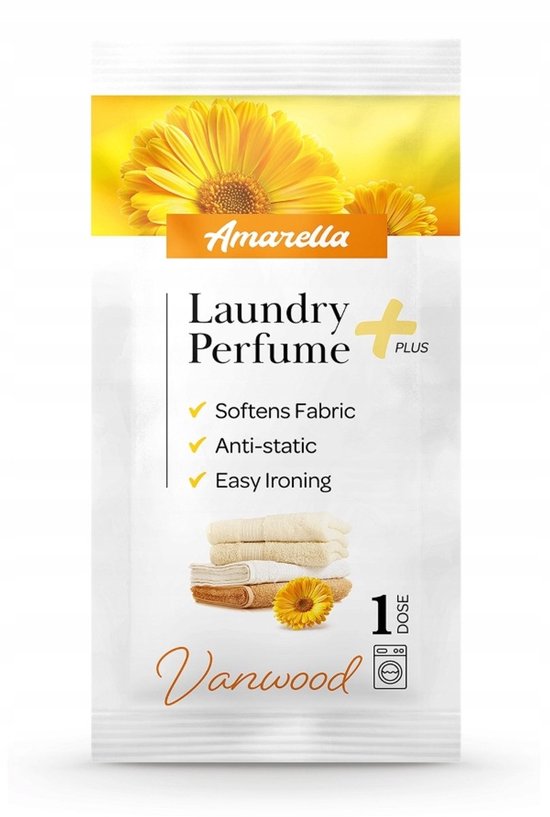 Elix Amarella+ wasparfum Vanwood - set van 2 sachets van 10 ml