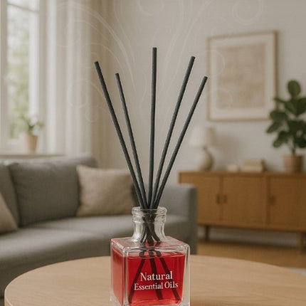 Elix - Geurstokjes Diffuser - Reed Diffuser - Luchtverfrisser - Interieur Parfum - Langdurige Geur - voor Woonkamer, Slaapkamer, Badkamer & Kantoor - 100ml - Autumn Bouquet