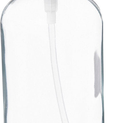 5Five Seifenspender aus Glas – transparent – 1 Liter