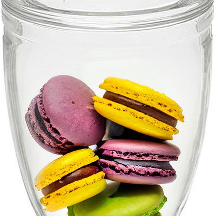 Vivalto Bonbonglas/Vorratsdose Candy Box - Bonbonniere - Glas - mit luftdichtem Deckel - D12 x H24 cm - Keksdose
