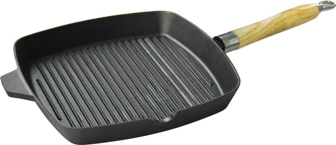 Poêle à griller Kinghoff KH-1108 - Ø26 cm - En fonte - tous feux