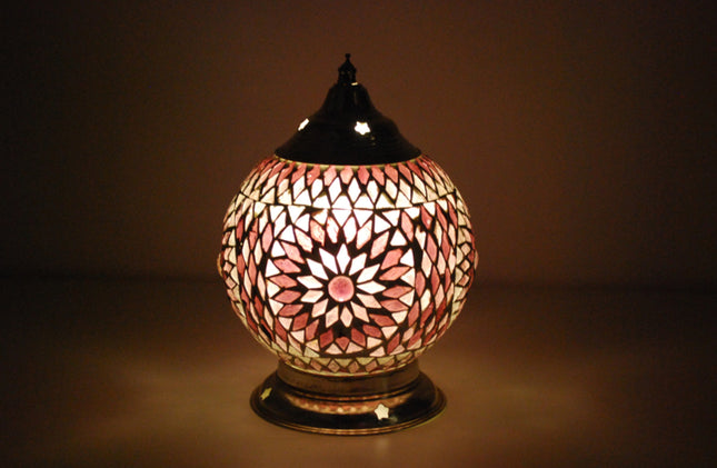 Orientalische Tischlampe Mosaik - Durchmesser 15