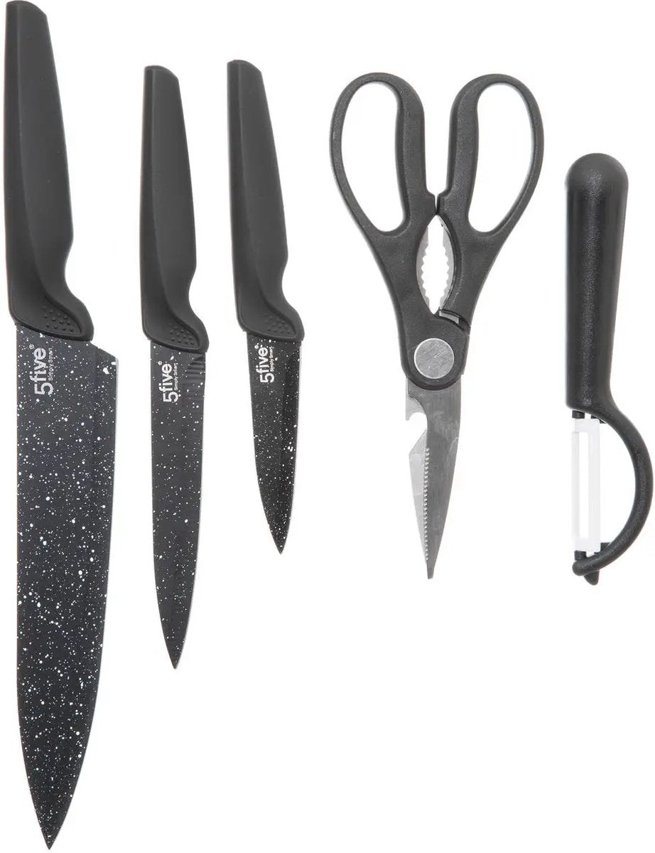 5 Five - Simply Smart - Planche À Découper Avec Accessoires - Gris