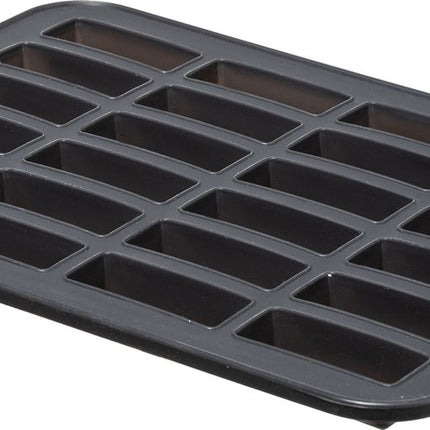 5Five Minikuchen-Backform/-blech – 33 x 23 cm – für 24 Stück – Silikon/Eisen