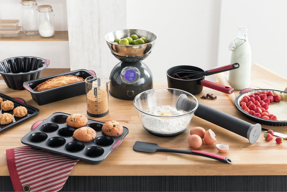 5Five siliconen muffinvorm voor 12 muffins of cupcakes – 33 x 23 cm, zwart – foto 4