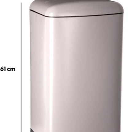 Mülleimer/Tretmülleimer - 30 Liter - Metall - Verschiedene Farben