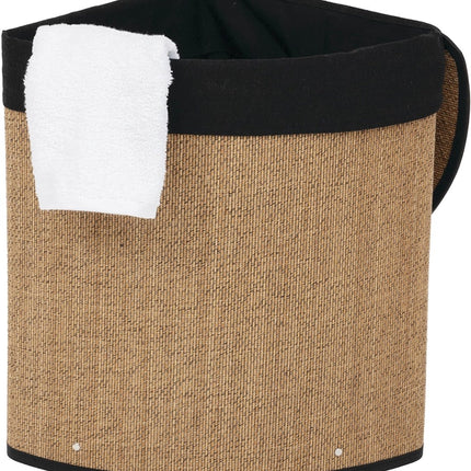 5Five Wäschesammler - Bambusholz - mit Deckel - natur - 50 x 37 x 50 cm - 48 Liter - faltbar