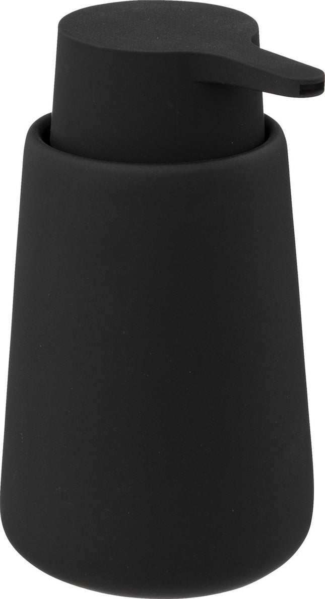 Seifenspender aus Keramik – schwarz – 250 ml