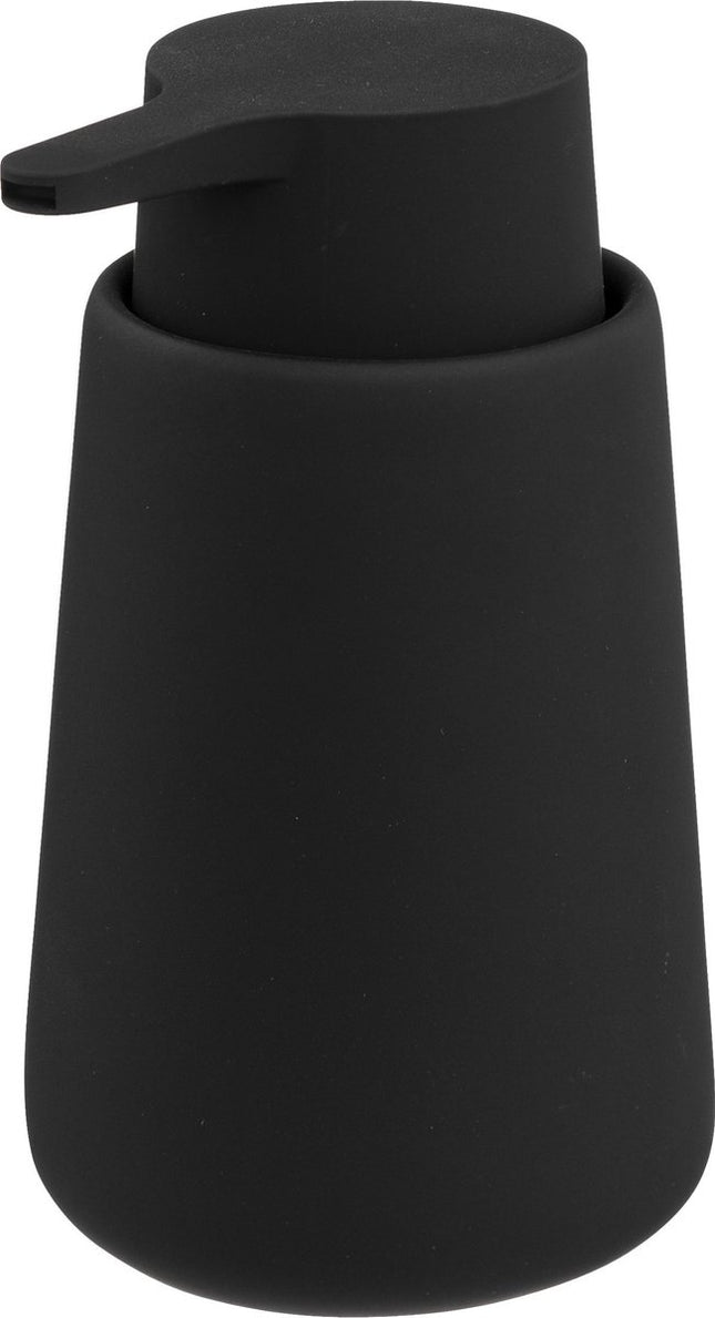 Seifenspender aus Keramik – schwarz – 250 ml