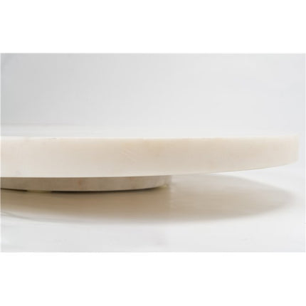 Drehplatte - Marmor & Holz - Durchmesser 30,5 cm. Höhe 4,5 cm