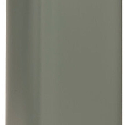 5Five Prullenbak/pedaalemmer Delta - groen - metaal - 30 liter - 35 x 29 x 63 cm - keuken afvalbak - vierkant