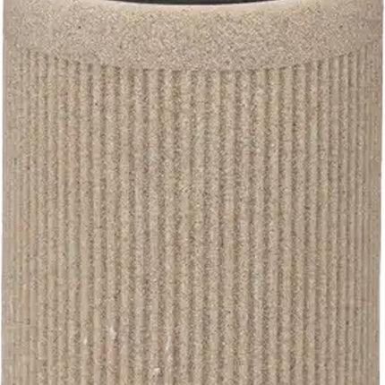 5Five Toilettenbürste im Halter Onyx – Beige/Schwarz – Polystone – 40 x 9 cm