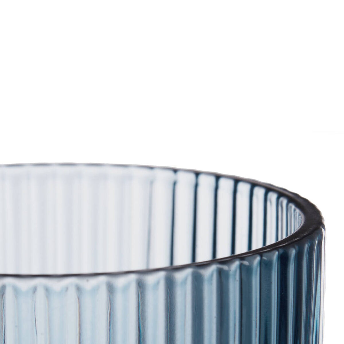 Set de 6 verres en verre cannelé, 260 ml