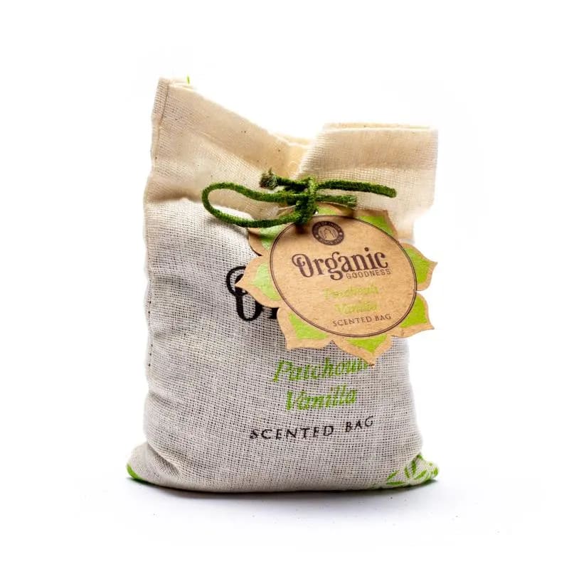 Organic Patchouli Vanilla scented sachet