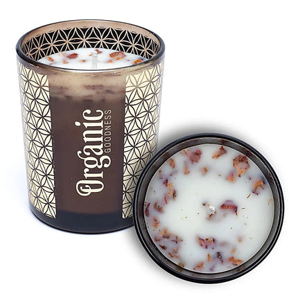 Organic Goodness geurkaars Roos & Geranium