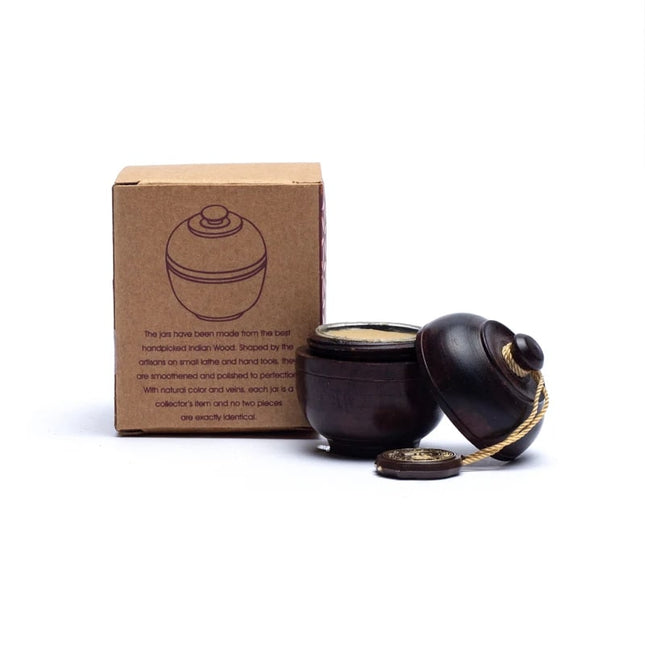 Duftcreme Orchidee im Palisanderholztiegel