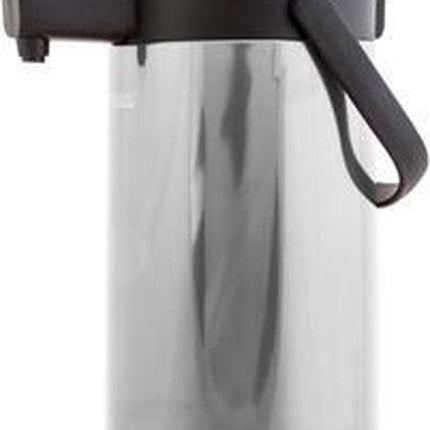 Thermos Pomp thermoskan met drukknop - 1,9 liter - Zilverkleurig