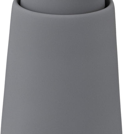 5Five Zeeppompje/zeepdispenser van keramiek - grijs - 250 ml