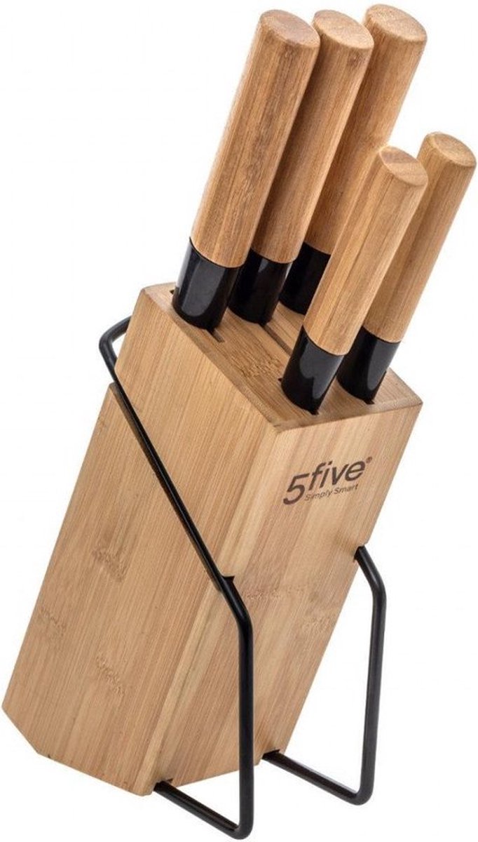 Ensemble de couteaux avec bloc (6 pièces)