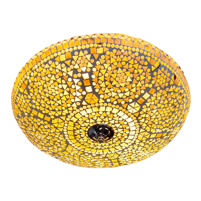 Orientalische Deckenleuchte braun-beige Töne Ø 38 cm