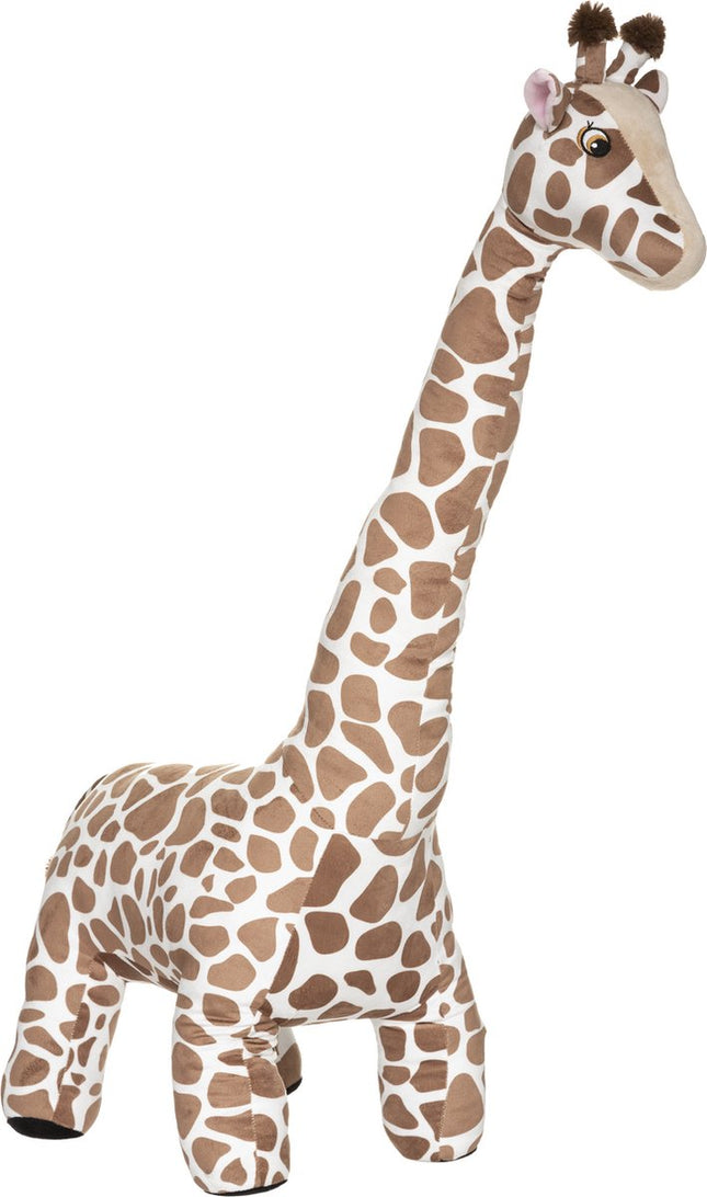 Atmosphera Giraffe Kuscheltier aus weichem Plüsch - gepunktetes Muster - 100 cm - Extragroß