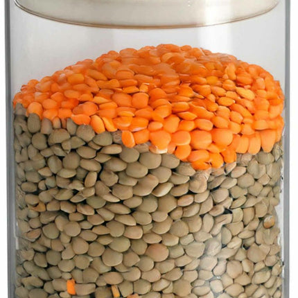 Secret de Gourmet Voorraadbus - voorraadpot - 600 ml - glas - met houten deksel - voedsel - keuken