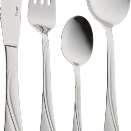 Kinghoff 1346-  bestekset 24 delig - 6 persoons - mat - 18/10 staal