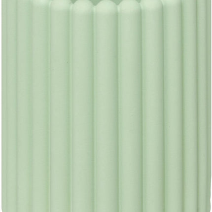 5Five Bonbon Zahnbürstenhalter - Gerillt - Ø8xH11cm - Grün