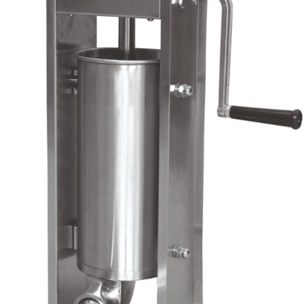Klausberg Wurstfüller 5 kg – Edelstahl – Vertikales Modell KB-7930 – Professionell für den Hausgebrauch – Inkl. 4 Füllrohre – Manuell