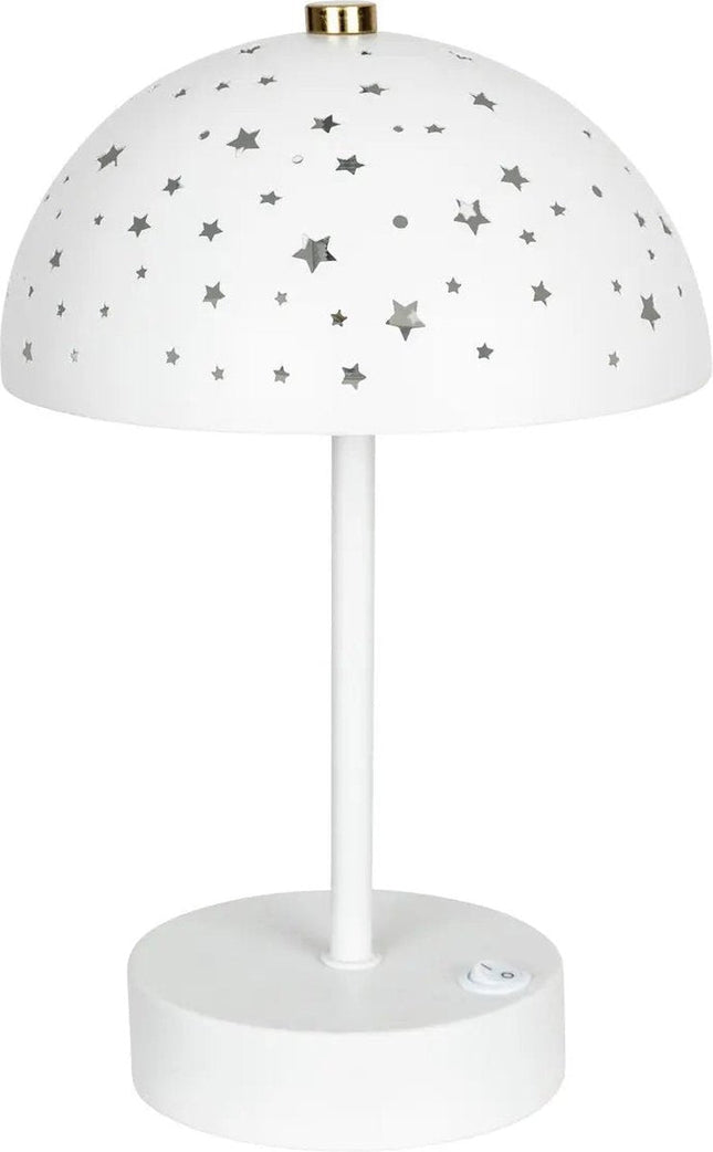 Atmosphera Kids Jabba Tischleuchte Pilz – Ø15xH26cm – Weiß