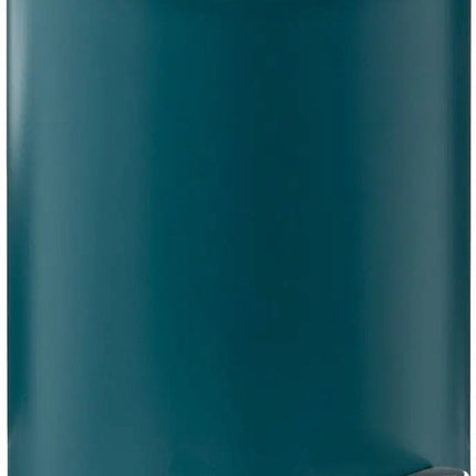 5Five Pedaalemmer - petrol/donkerblauw - metaal - 3L - 23 cm - soft close - voor badkamer en toilet