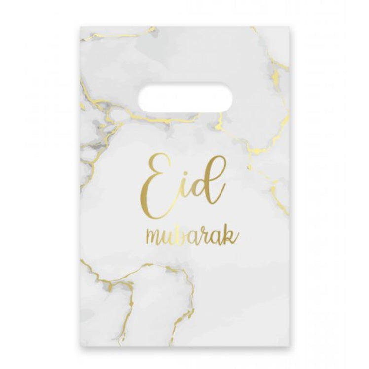 Eid Mubarak candy bags marble gold