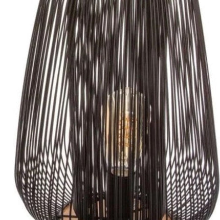 Tischleuchte Noda - Schwarzer Metalldraht - 40,5 cm
