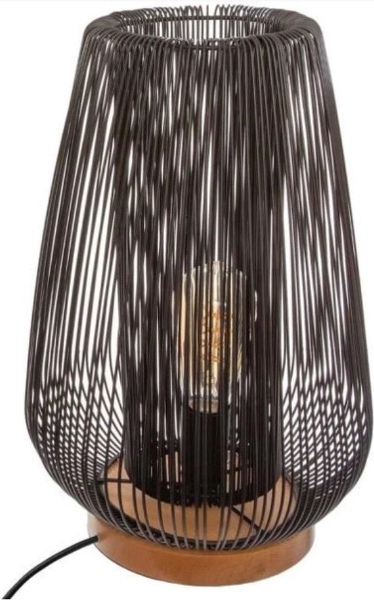 Lampe de table Noda - Fil métallique noir - 40,5 cm
